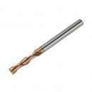 VHM Zweischneider Stirnschliff Ø8 | SL35 | S8 | GL100 | Z2 - HRC55